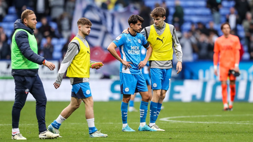 Bolton Wanderers v Posh