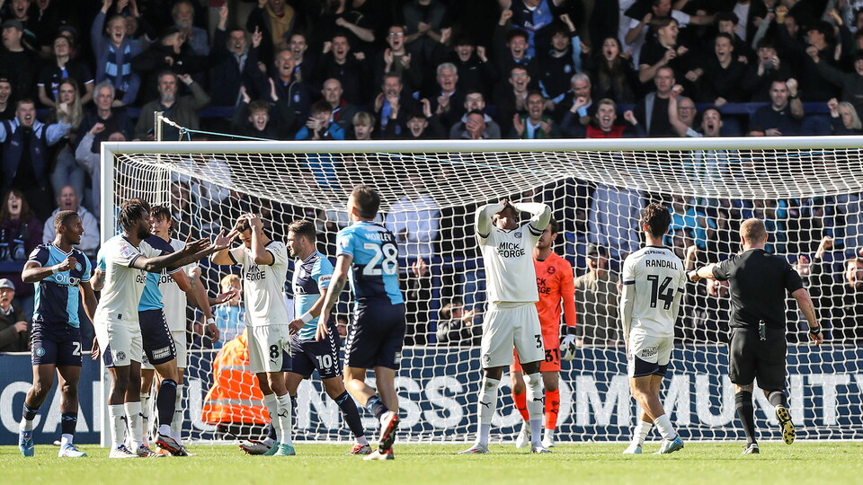 Wycombe Wanderers v Posh