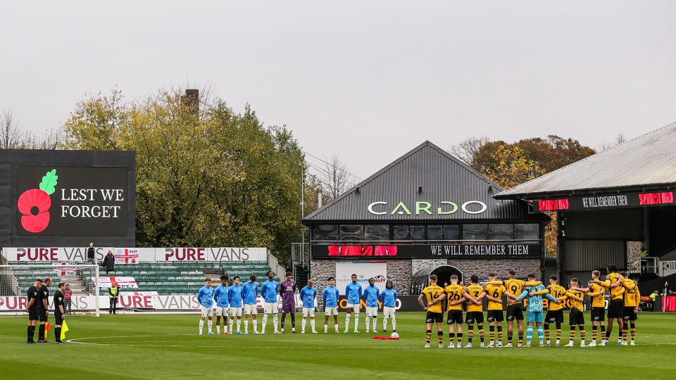 Newport County v Posh