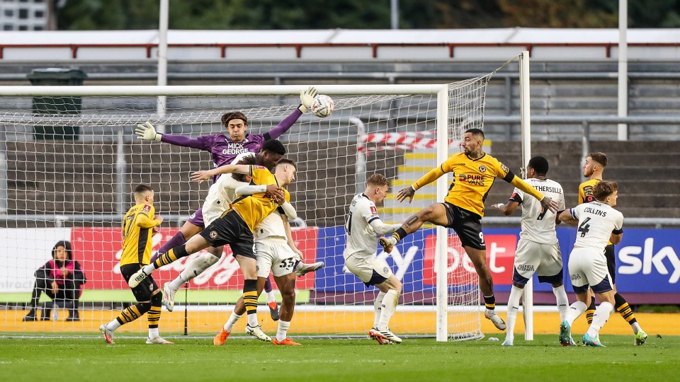 Newport County v Posh