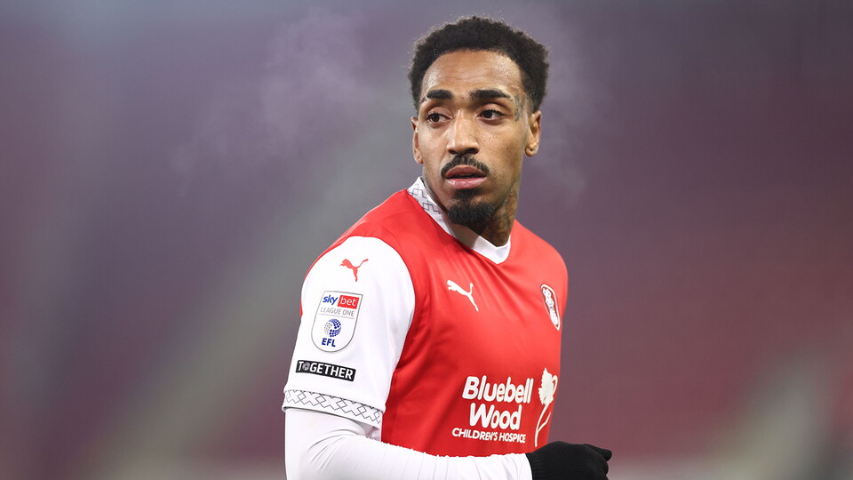 Mallik Wilkes of Rotherham United