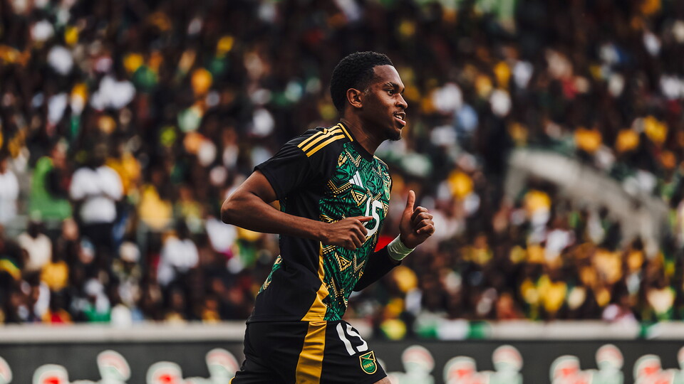 Malik Mothersille representing Jamaica