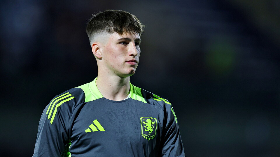 Aston Villa's Ben Broggio