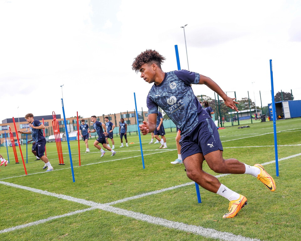 Training Ahead Of Wycombe Wanderers Match