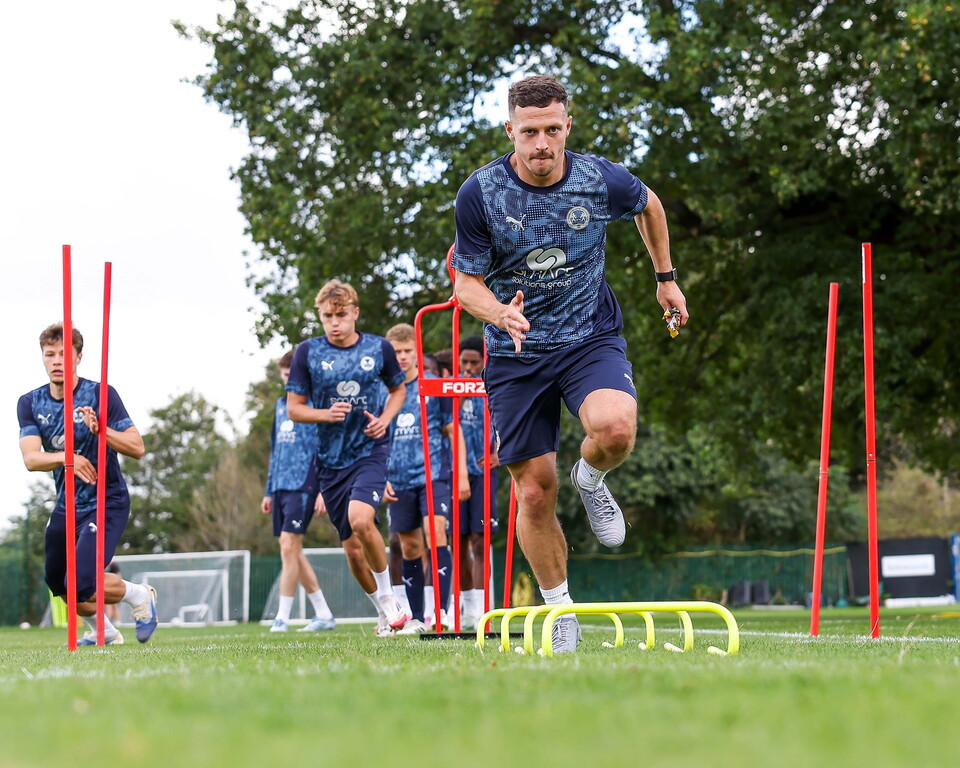 Training Ahead Of Wycombe Wanderers Match