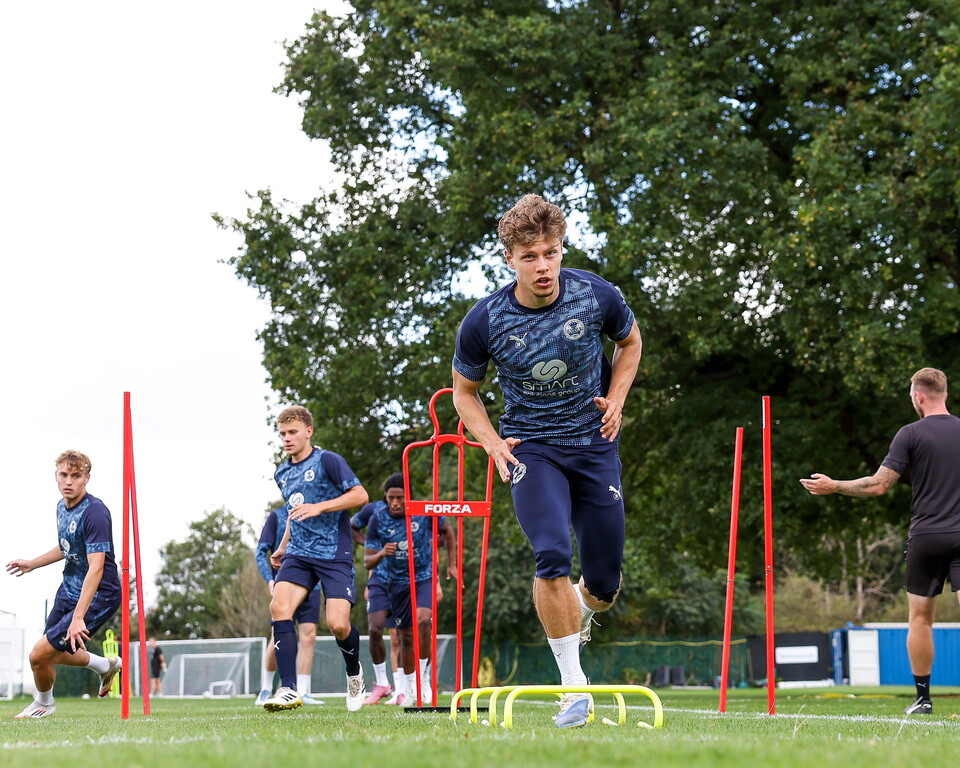 Training Ahead Of Wycombe Wanderers Match