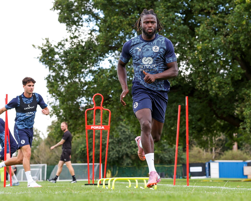 Training Ahead Of Wycombe Wanderers Match