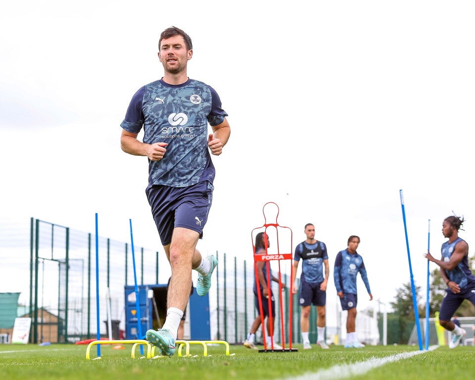 Training Ahead Of Wycombe Wanderers Match