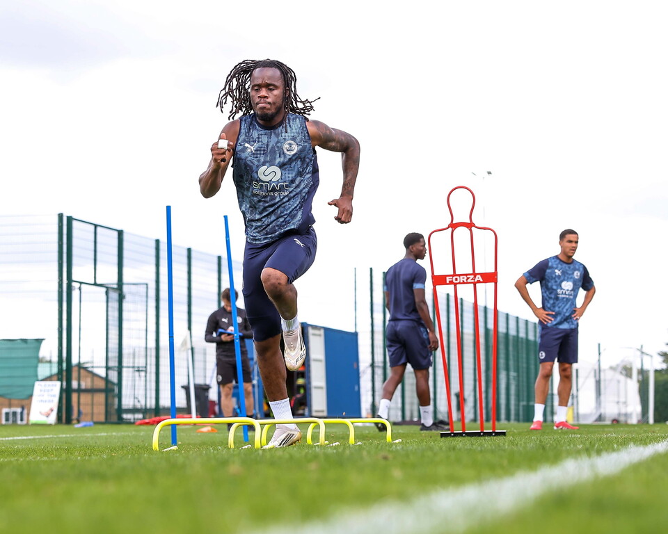 Training Ahead Of Wycombe Wanderers Match