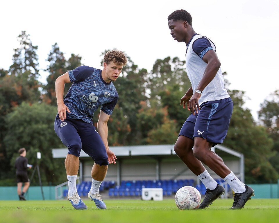 Training Ahead Of Wycombe Wanderers Match