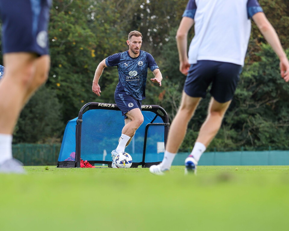 Training Ahead Of Wycombe Wanderers Match