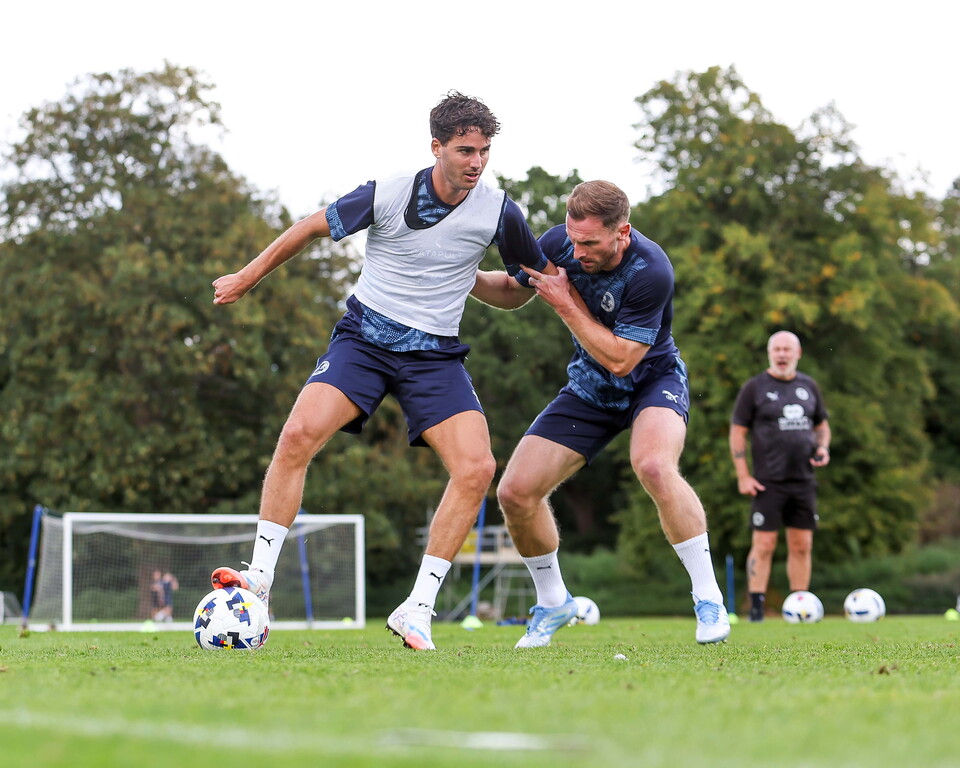 Training Ahead Of Wycombe Wanderers Match