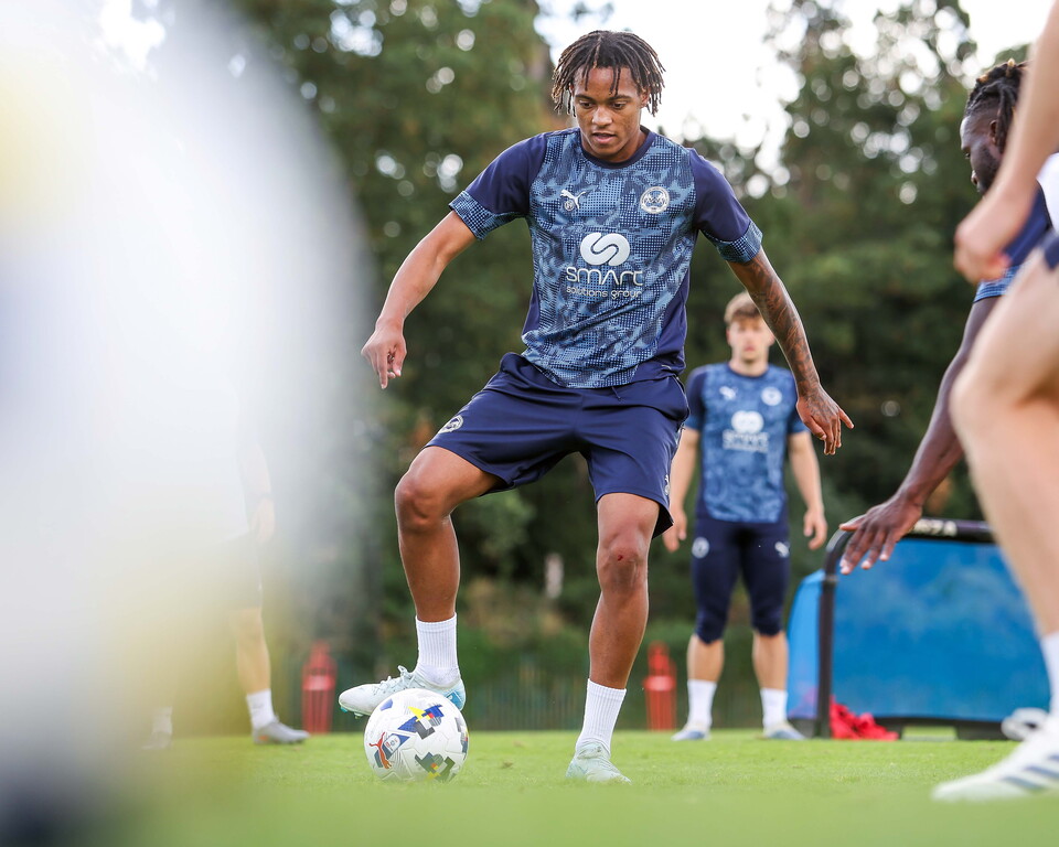 Training Ahead Of Wycombe Wanderers Match