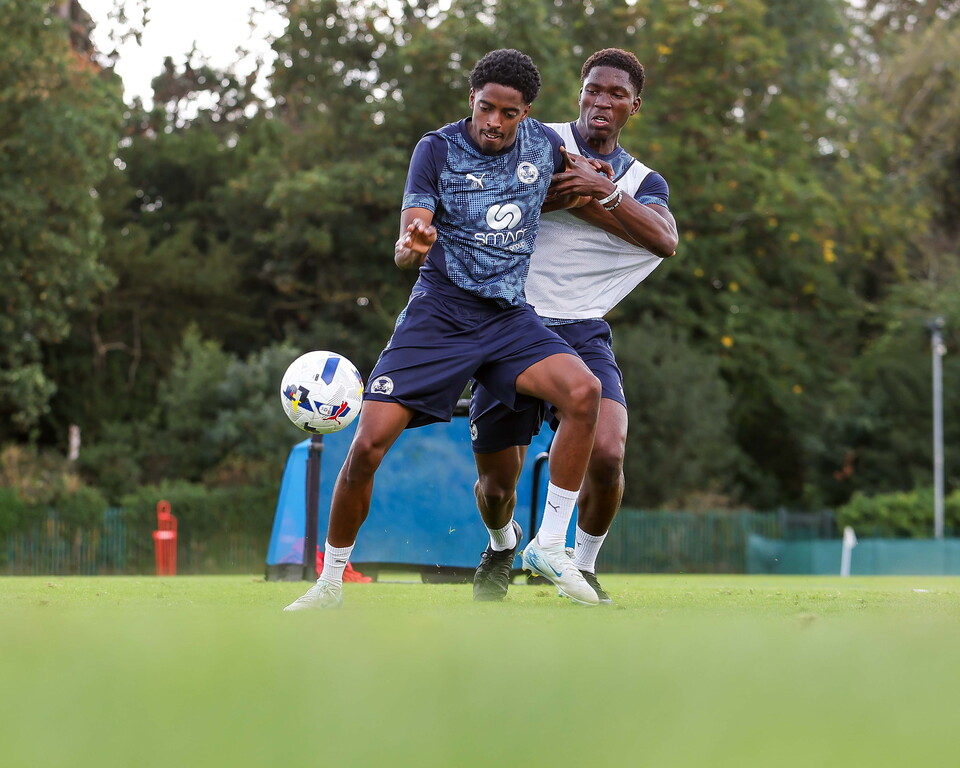 Training Ahead Of Wycombe Wanderers Match