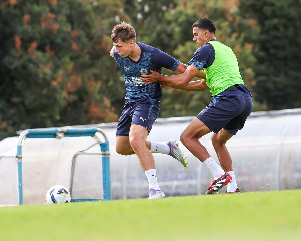 Training Ahead Of Wycombe Wanderers Match