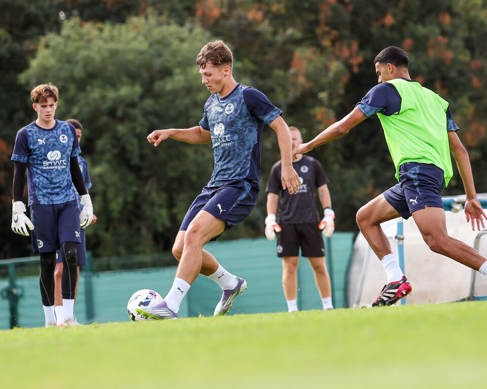 Training Ahead Of Wycombe Wanderers Match