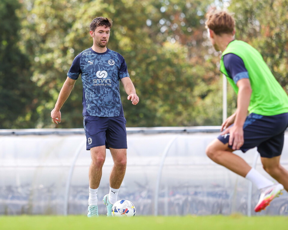 Training Ahead Of Wycombe Wanderers Match