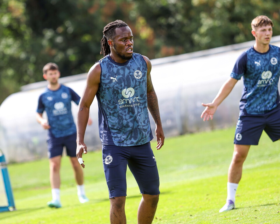 Training Ahead Of Wycombe Wanderers Match