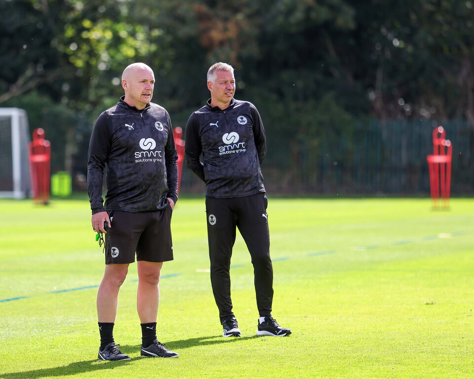 Training Ahead Of Wycombe Wanderers Match