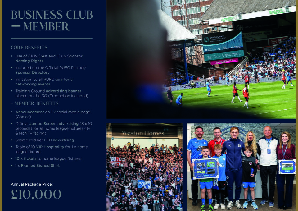 BusinessClub+ Packages