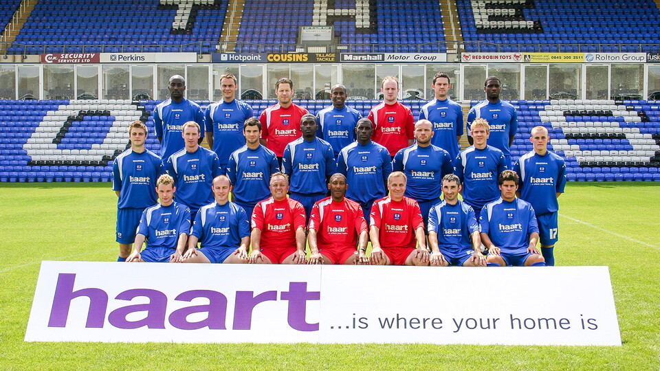 Keith Alexander and his Posh squad