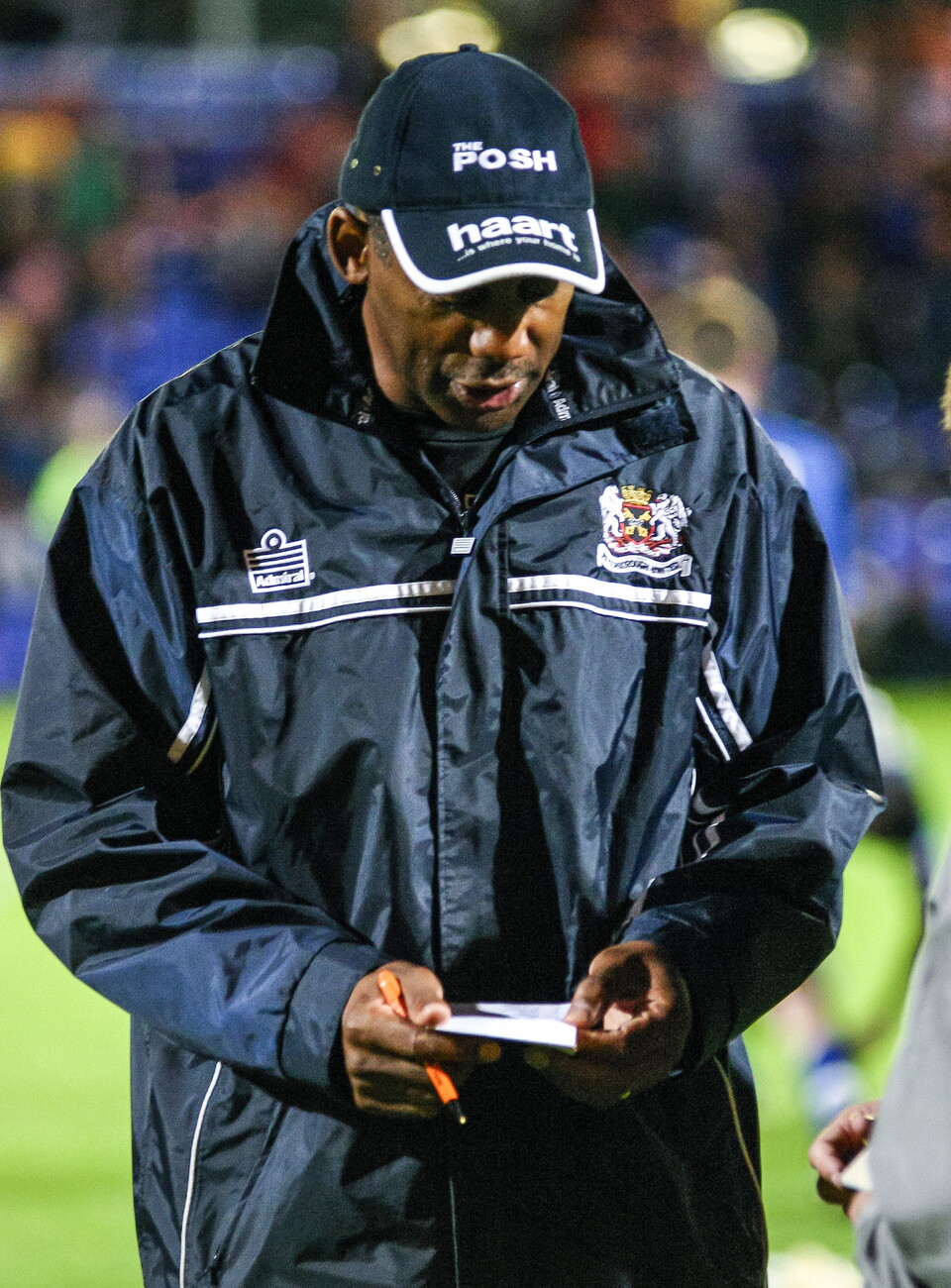 Keith Alexander taking notes