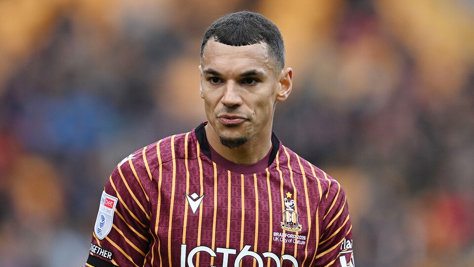 Bradford City's Kayden Jackson