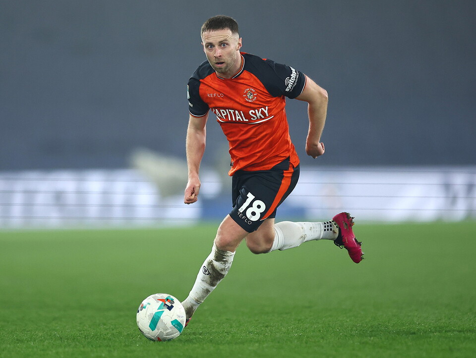 Luton Town's Jordan Clark