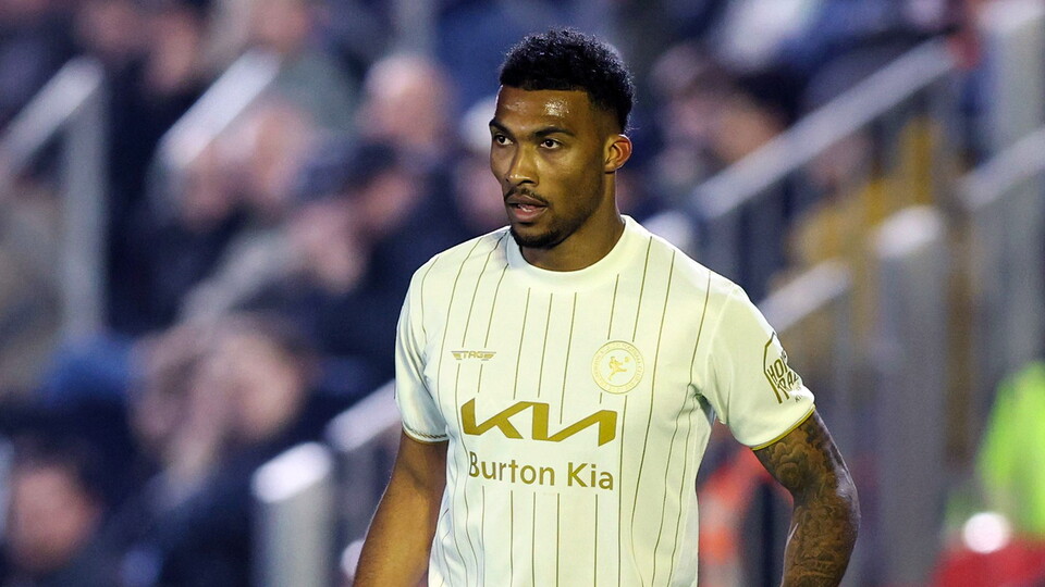 Tyrese Shade in action for Burton Albion