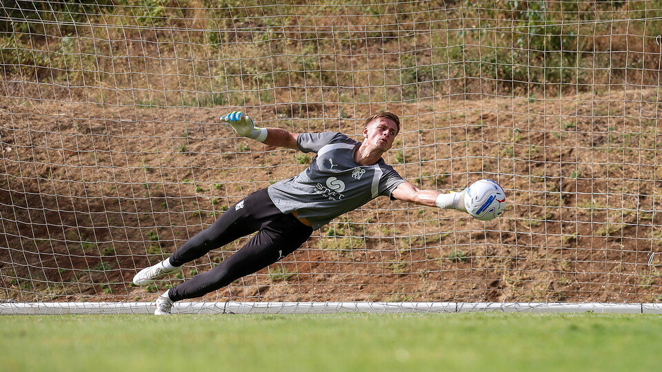 Alex Bass in training