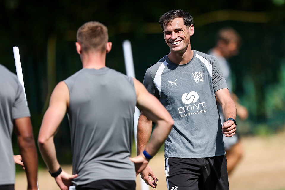 Training Ahead of Mansfield Town
