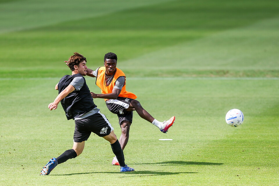 Training Ahead of Mansfield Town
