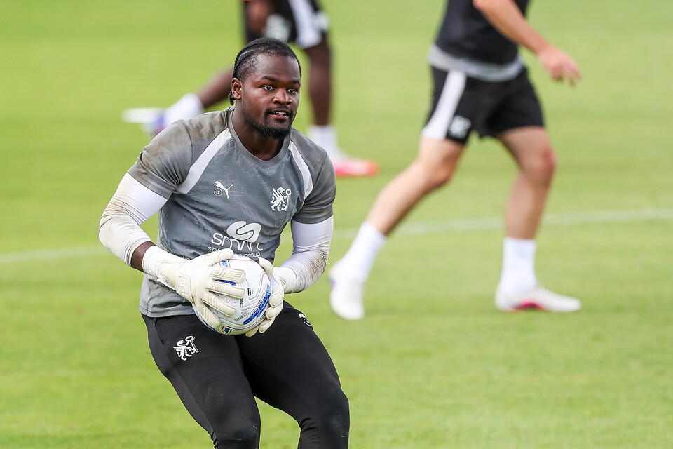 Training Ahead of Mansfield Town