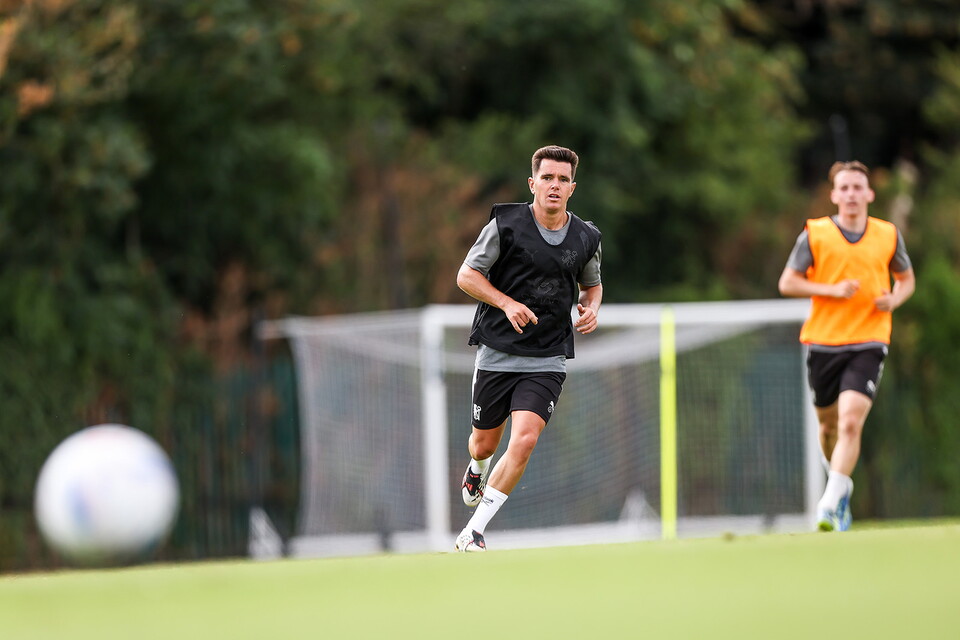 Training Ahead of Mansfield Town