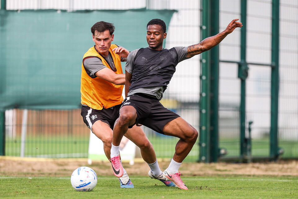 Training Ahead of Mansfield Town