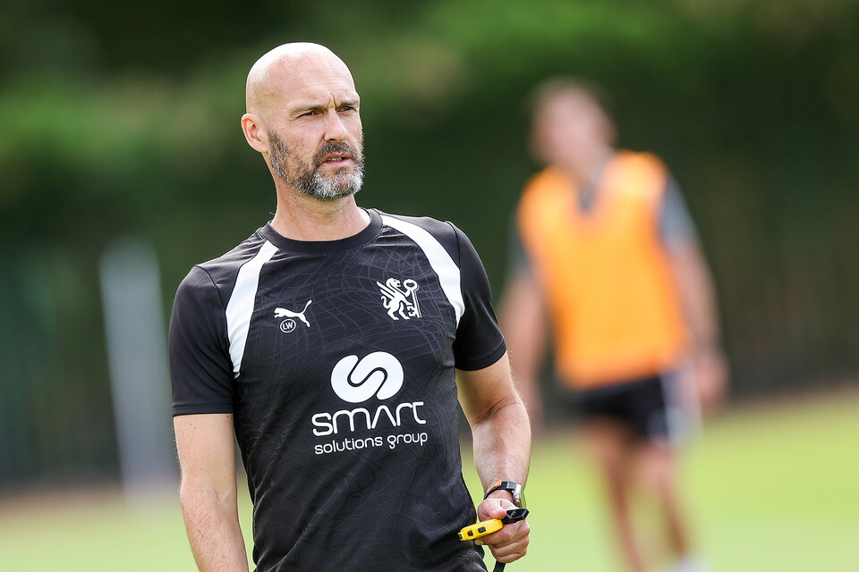 Training Ahead of Mansfield Town