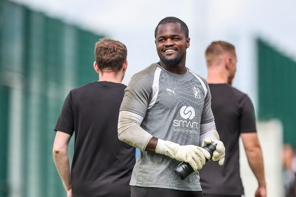 Training Ahead of Mansfield Town