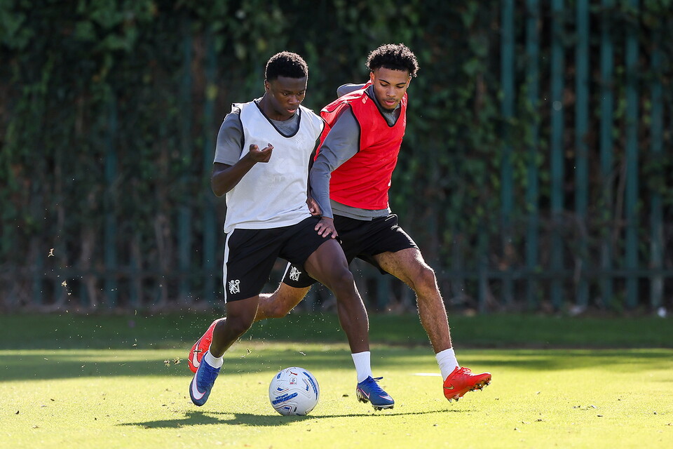 Robbie Savage Takes First Training Session