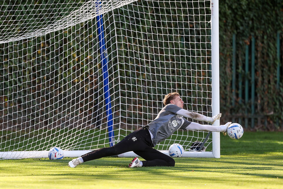 Robbie Savage Takes First Training Session
