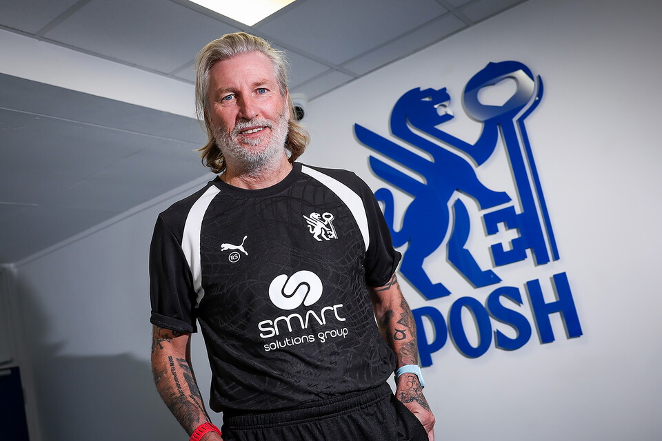 Robbie Savage's First Day As Posh Manager
