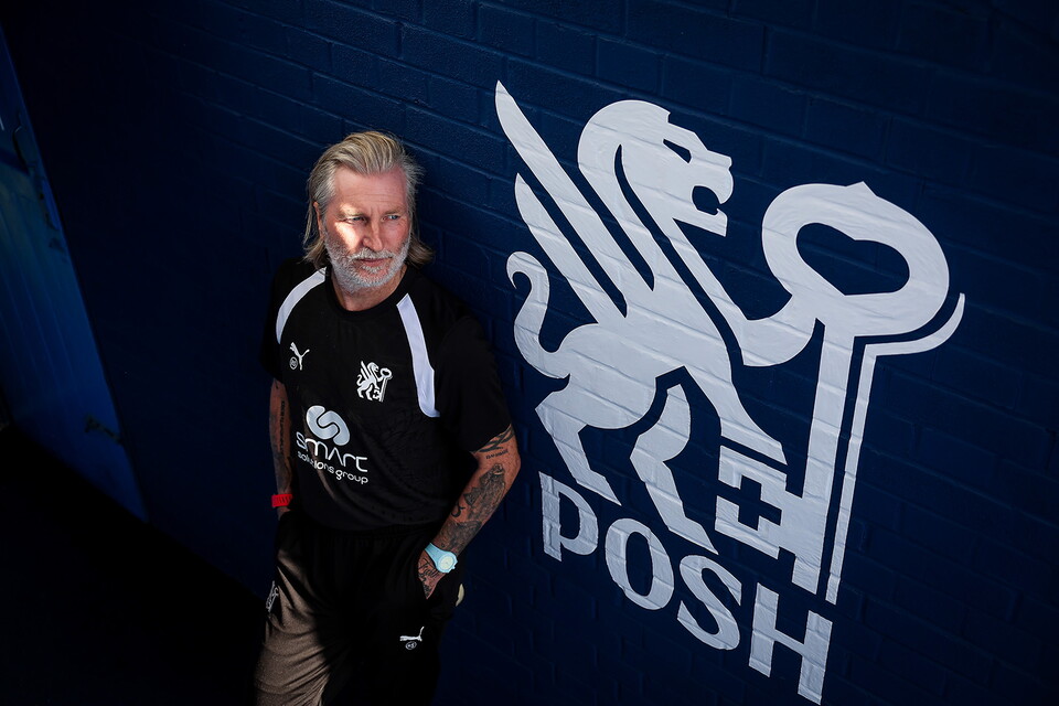 Robbie Savage's First Day As Posh Manager