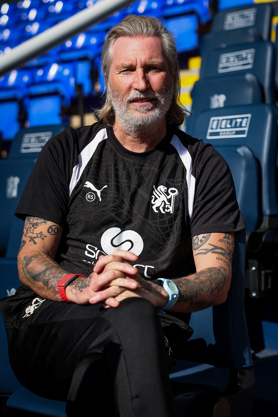 Robbie Savage's First Day As Posh Manager