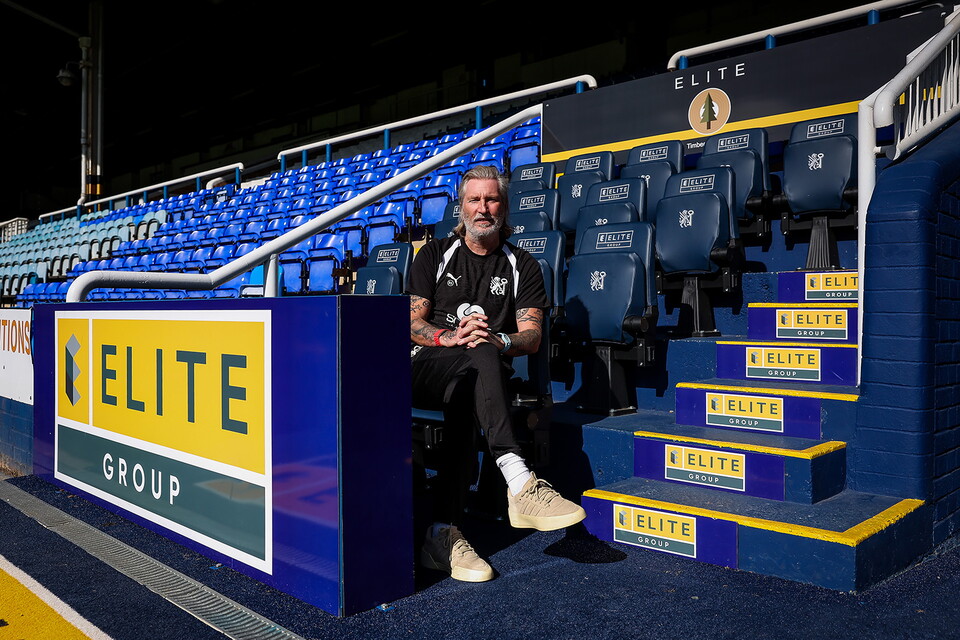 Robbie Savage's First Day As Posh Manager