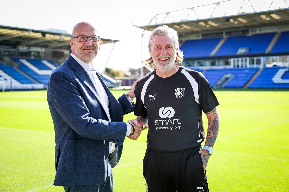 Robbie Savage's First Day As Posh Manager
