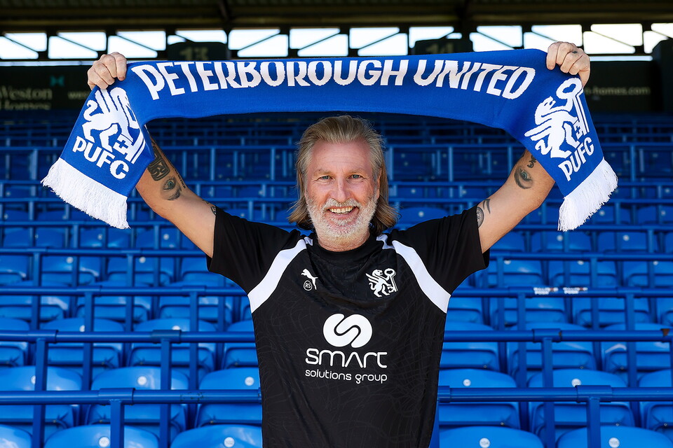 Robbie Savage's First Day As Posh Manager