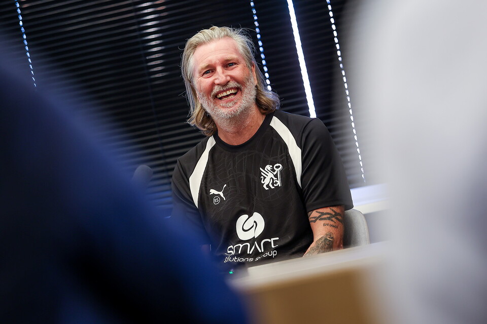 Robbie Savage's First Day As Posh Manager