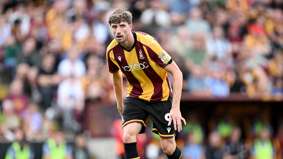 Jake Beesley of Bradford City
