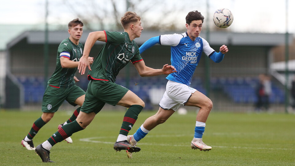 Joel Randall in action against Barnsley
