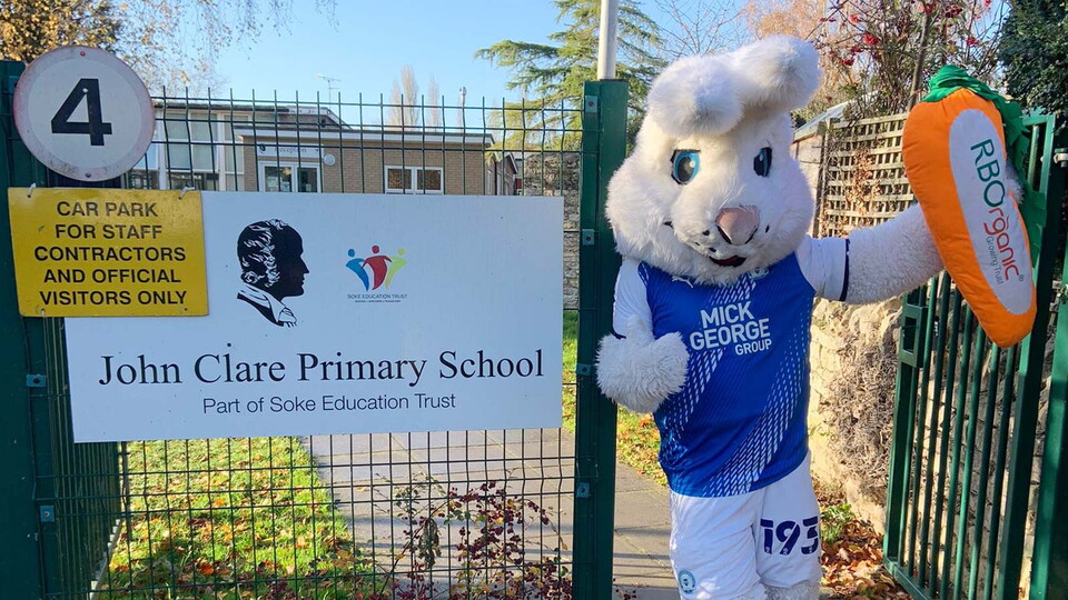 Peter Burrow at John Clare Primary School