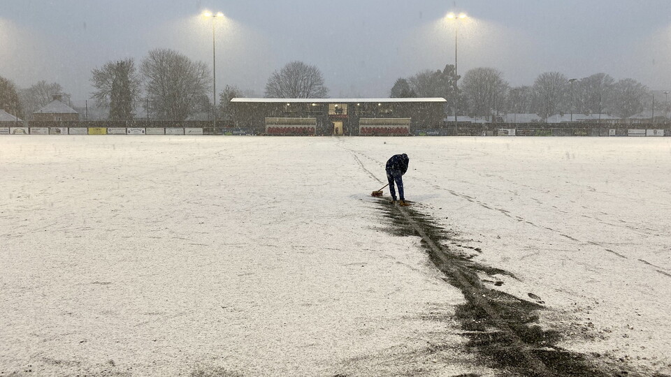 The Posh Women match was abandoned
